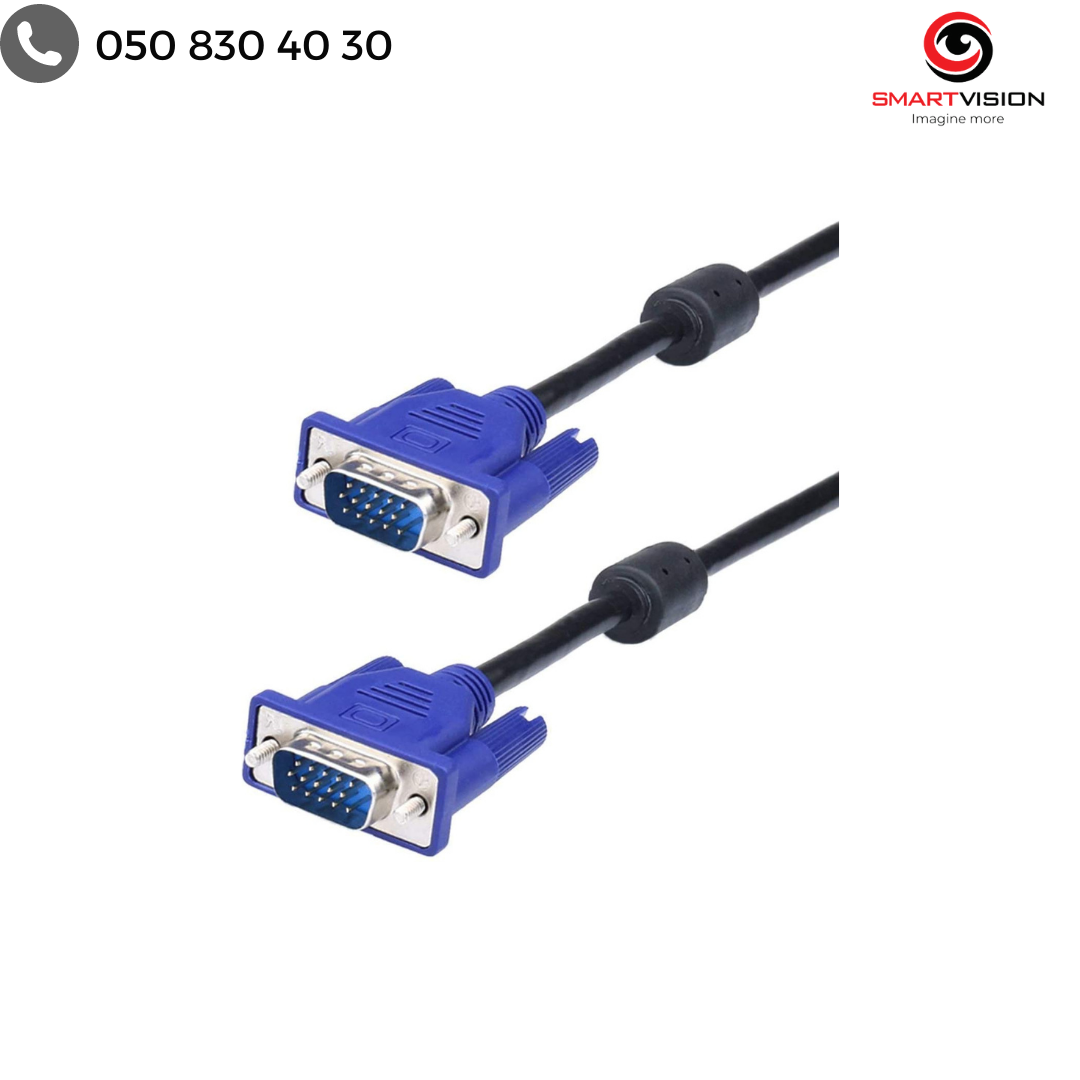 1.5 M. VGA TO VGA Cable (OD 8mm)