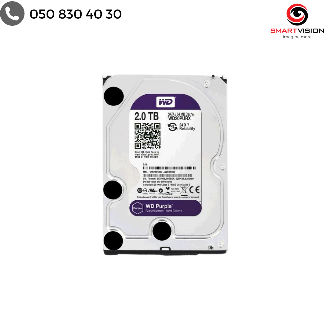 HDD 2TB Western Digital Purple