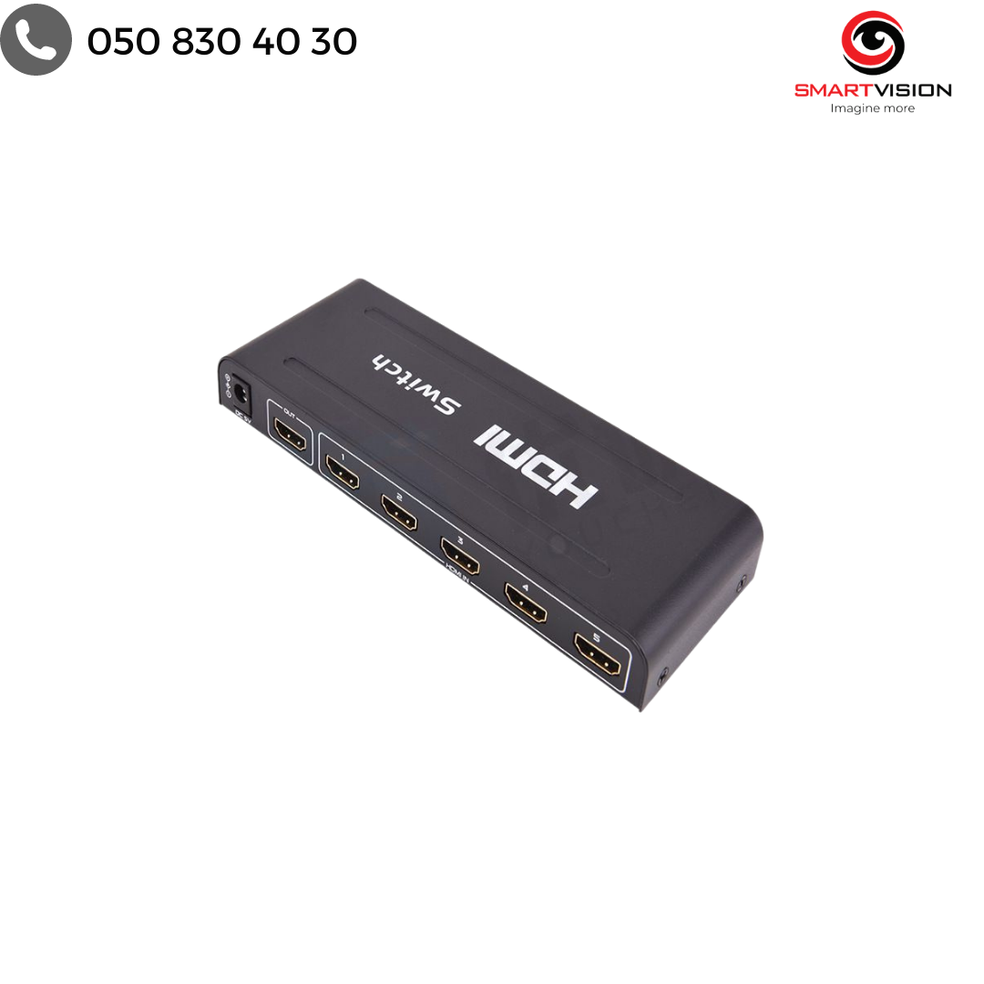 HDMI Switch 5 portlu