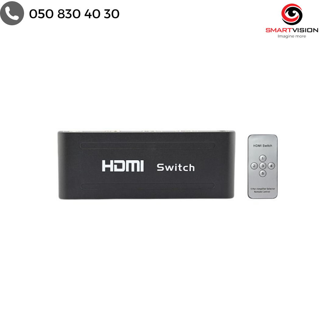 HDMI Switch 5 portlu